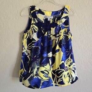 St. John Collection Silk Sleeveless Blouse Medium